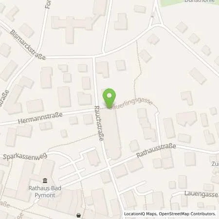 Standortübersicht der Tankstelle Stadtwerke Bad Pyrmont GmbH in 31812 Bad Pyrmont