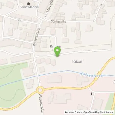 Standortübersicht der Tankstelle GWS Stadtwerke Hameln GmbH in 31840 Hessisch Oldendorf