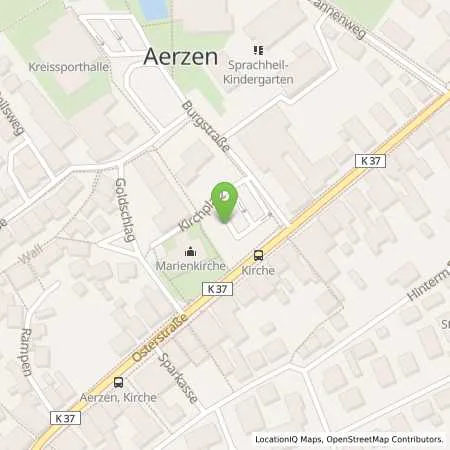 Standortübersicht der Tankstelle Westfalen Weser Netz GmbH in 31855 Aerzen