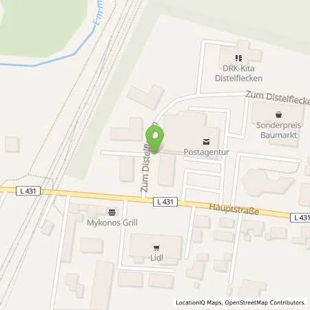 Standortübersicht der Tankstelle Westfalen Weser Netz GmbH in 31860 Emmerthal