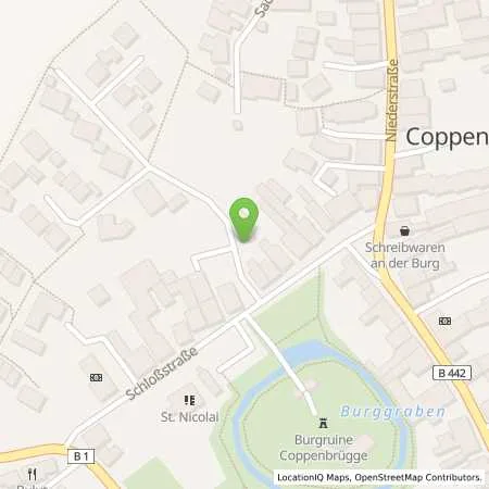 Standortübersicht der Tankstelle Westfalen Weser Netz GmbH in 31863 Coppenbrügge