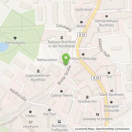 Standortübersicht der Tankstelle Stadtwerke Buchholz i.d.N. GmbH in 21244 Buchholz