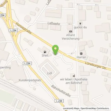 Standortübersicht der Tankstelle Stadtwerke Winsen (Luhe) GmbH in 21423 Winsen