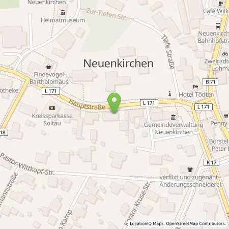 Standortübersicht der Tankstelle EWE Go GmbH in 29643 Neuenkirchen