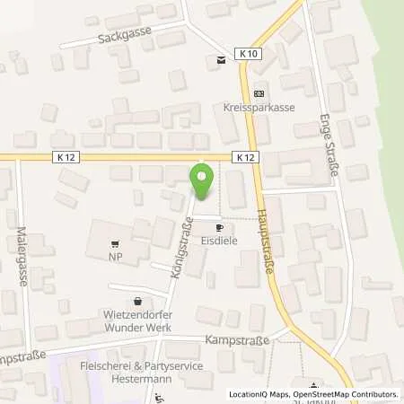 Standortübersicht der Tankstelle SVO Vertrieb GmbH in 29649 Wietzendorf