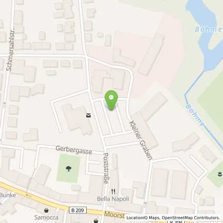 Standortübersicht der Tankstelle Stadtwerke Böhmetal GmbH in 29663 Walsrode