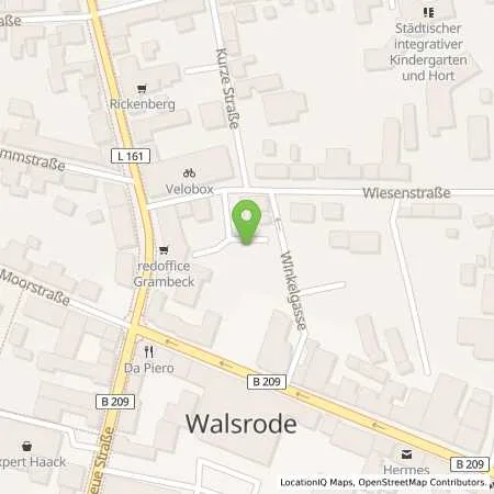 Standortübersicht der Tankstelle Stadtwerke Böhmetal GmbH in 29664 Walsrode