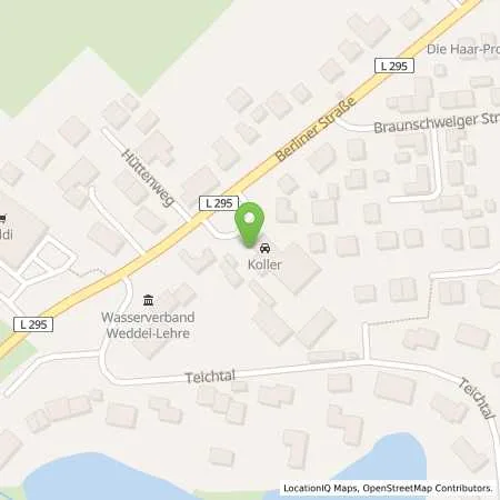 Standortübersicht der Tankstelle Koller Automobile GmbH & Co.KG in 38165 Lehre