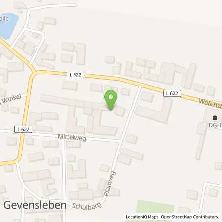 Standortübersicht der Tankstelle Landstrom GmbH & Co. KG in 38384 Gevensleben