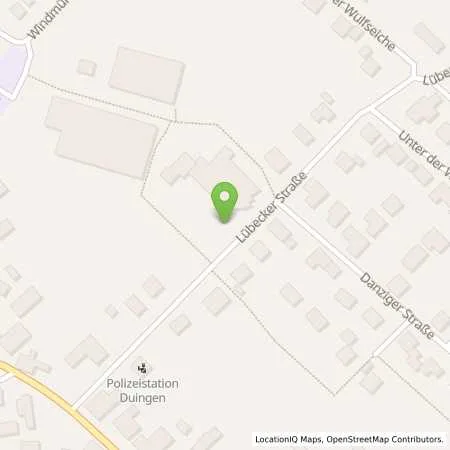 Standortübersicht der Tankstelle EVI Energieversorgung Hildesheim GmbH & Co. KG in 31089 Duingen