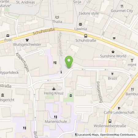 Standortübersicht der Tankstelle EVI Energieversorgung Hildesheim GmbH & Co. KG in 31134 Hildesheim