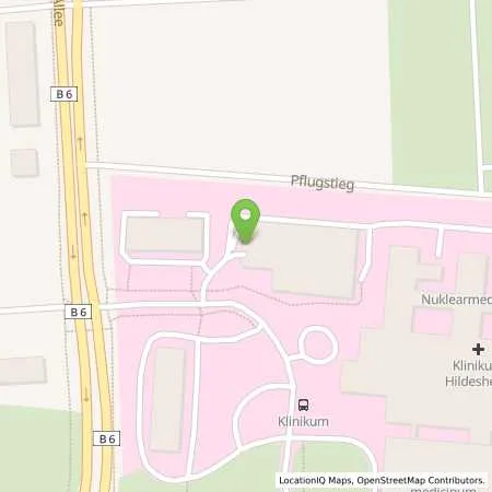 Standortübersicht der Tankstelle EVI Energieversorgung Hildesheim GmbH & Co. KG in 31135 Hildesheim