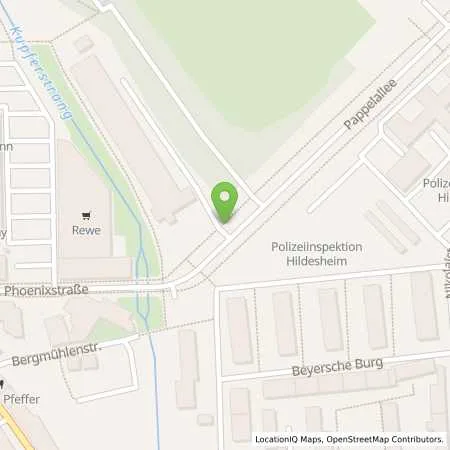 Standortübersicht der Tankstelle EVI Energieversorgung Hildesheim GmbH & Co. KG in 31141 Hildesheim