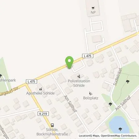 Standortübersicht der Tankstelle Charge-ON in 31185 Söhlde