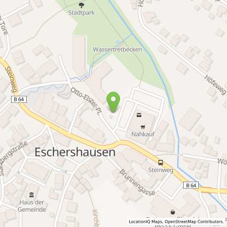 Standortübersicht der Strom (Elektro) Tankstelle: Westfalen Weser Netz GmbH in 37632, Eschershausen