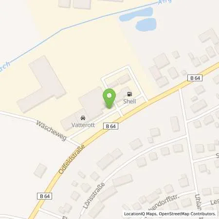 Standortübersicht der Tankstelle Rudolf Vatterott GmbH in 37632 Eschershausen