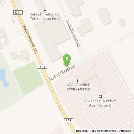 Standortübersicht der Tankstelle EWE Go GmbH in 26670 Uplengen