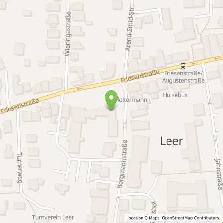 Standortübersicht der Tankstelle EWE Go GmbH in 26789 Leer