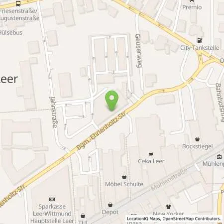 Standortübersicht der Tankstelle EWE Go GmbH in 26789 Leer