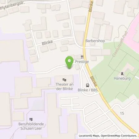 Standortübersicht der Tankstelle EWE Go GmbH in 26789 Leer