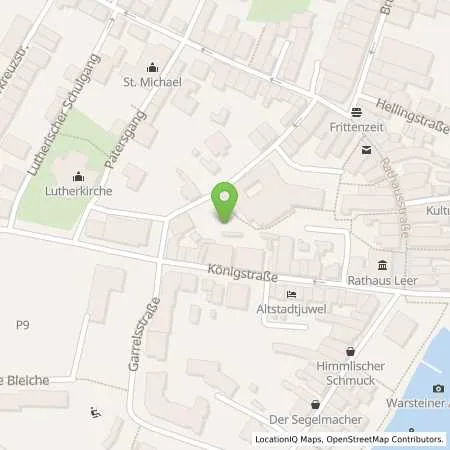 Standortübersicht der Tankstelle EWE Go GmbH in 26789 Leer