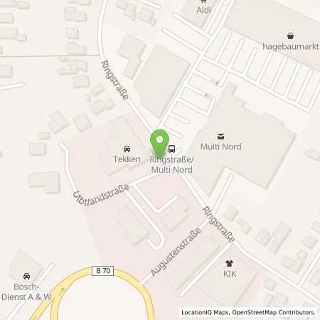 Standortübersicht der Tankstelle EWE Go GmbH in 26789 Leer