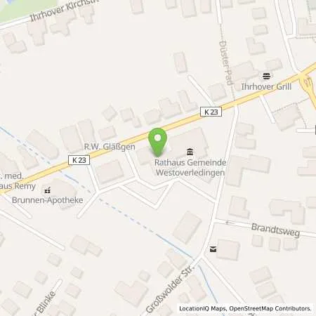 Standortübersicht der Tankstelle EWE Go GmbH in 26810 Westoverledingen