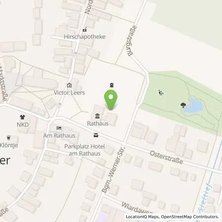 Standortübersicht der Tankstelle EWE Go GmbH in 26826 Weener