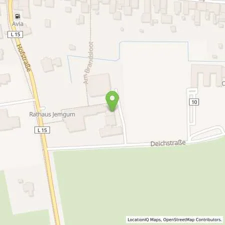 Standortübersicht der Tankstelle EWE Go GmbH in 26844 Jemgum