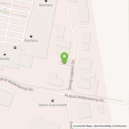 Standortübersicht der Tankstelle Harald Janott e.K. in 21337 Lüneburg