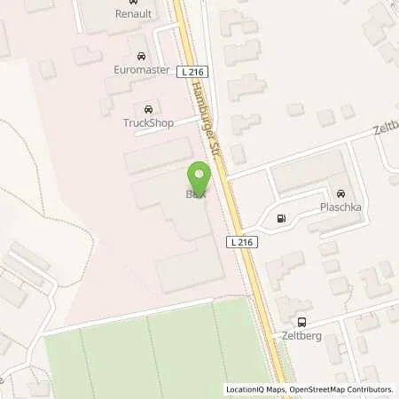 Standortübersicht der Tankstelle B & K GmbH & Co. KG in 21339 Lüneburg