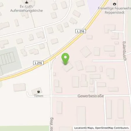 Standortübersicht der Tankstelle David Communication e.K. in 21391 Reppenstedt