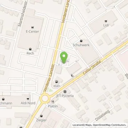 Standortübersicht der Tankstelle Mer Germany GmbH in 31582 Nienburg