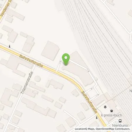 Standortübersicht der Tankstelle Nienburg Energie GmbH in 31582 Nienburg