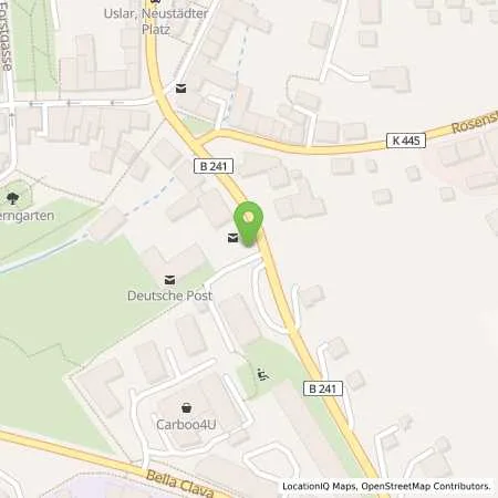 Standortübersicht der Tankstelle Comfortcharge GmbH in 37170 Uslar