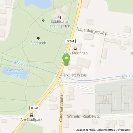 Standortübersicht der Tankstelle Stadtwerke Leine - Solling GmbH in 37186 Moringen