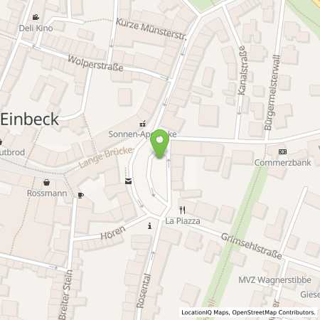 Standortübersicht der Strom (Elektro) Tankstelle: Stadtwerke Einbeck GmbH in 37574, Einbeck