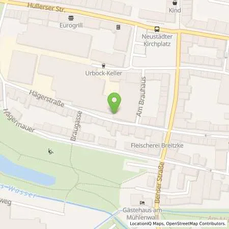 Standortübersicht der Tankstelle Stadtwerke Einbeck GmbH in 37574 Einbeck