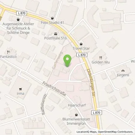 Standortübersicht der Tankstelle EWE Go GmbH in 26203 Wardenburg