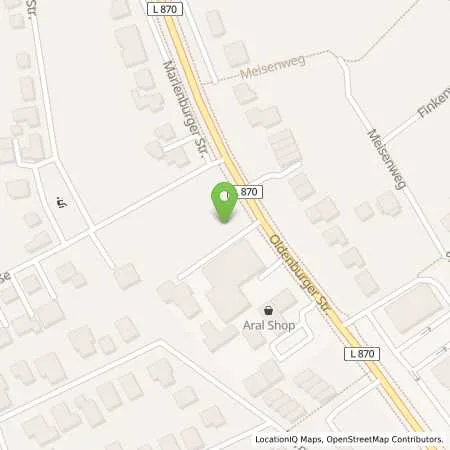 Standortübersicht der Tankstelle Autohaus Heinemann GmbH in 26203 Wardenburg