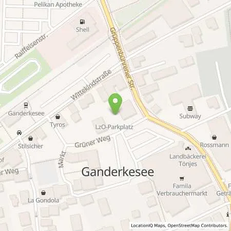 Standortübersicht der Tankstelle EWE Go GmbH in 27777 Ganderkesee