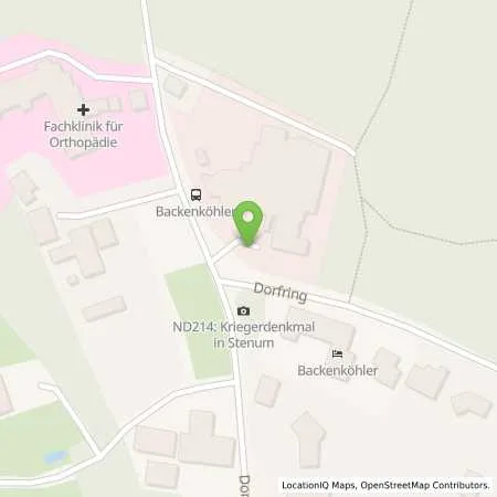 Standortübersicht der Tankstelle EWE Go GmbH in 27777 Ganderkesee