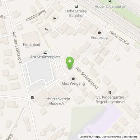 Standortübersicht der Tankstelle EWE Go GmbH in 27798 Hude