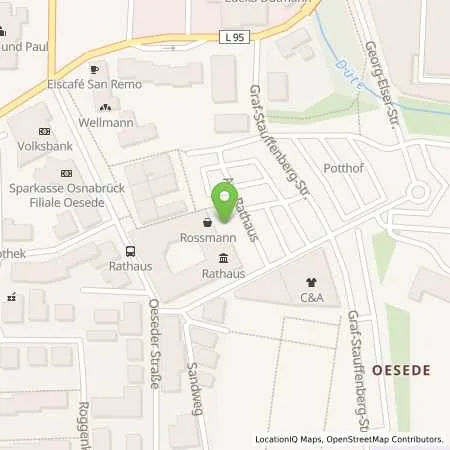 Standortübersicht der Tankstelle Stadtwerke Georgsmarienhütte GmbH in 49124 Georgsmarienhütte