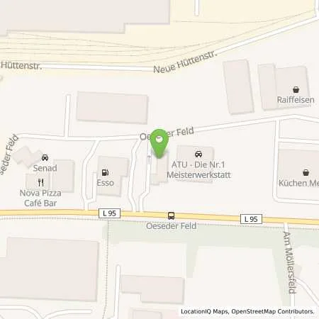 Standortübersicht der Tankstelle EWE Go GmbH in 49124 Georgsmarienhütte