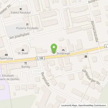 Standortübersicht der Tankstelle innogy eMobility Solutions GmbH in 49134 Wallenhorst