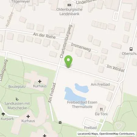 Standortübersicht der Tankstelle innogy SE in 49152 Bad Essen