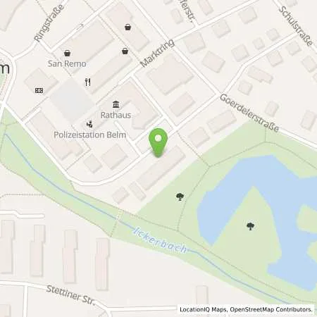 Standortübersicht der Tankstelle innogy SE in 49191 Belm