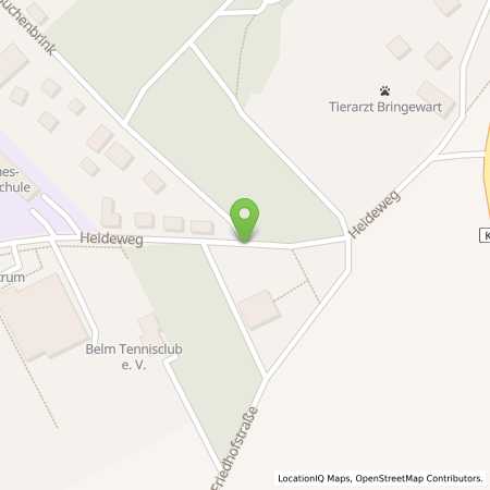 Standortübersicht der Strom (Elektro) Tankstelle: innogy SE in 49191, Belm