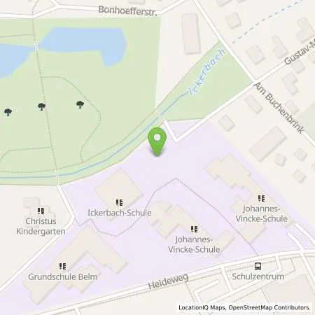 Standortübersicht der Tankstelle innogy SE in 49191 Belm